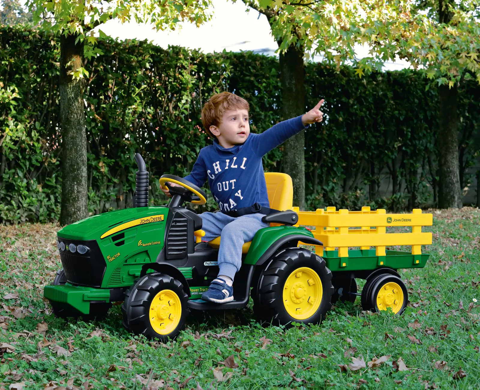 John Deere 12V kids ride on tractor Ireland with Remote Control